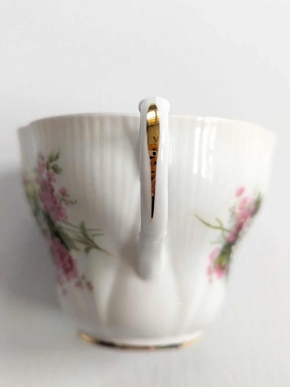 Royal Albert Blossom Time Hawthorn Teacup & Saucer Bone China England Gilt